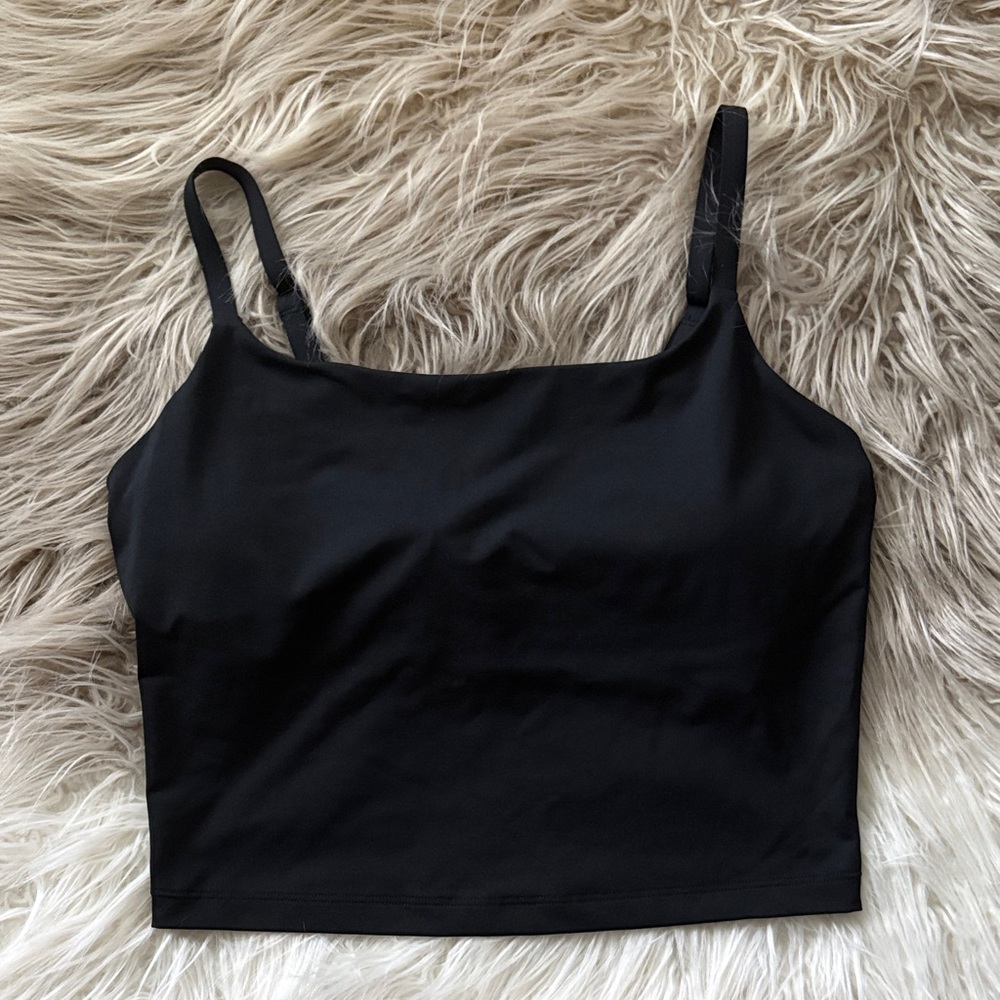 Athleta scoop crop tankini sz Medium A-C cups